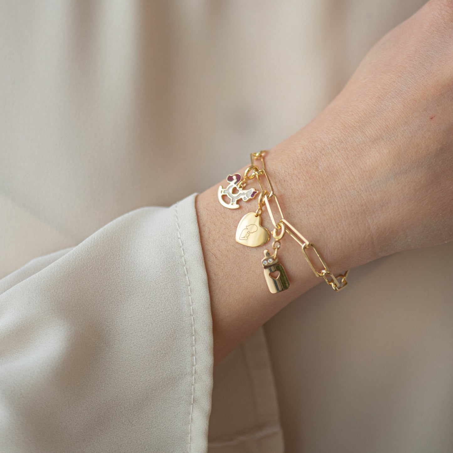 Charm È Nata Una Mamma Placcato Oro