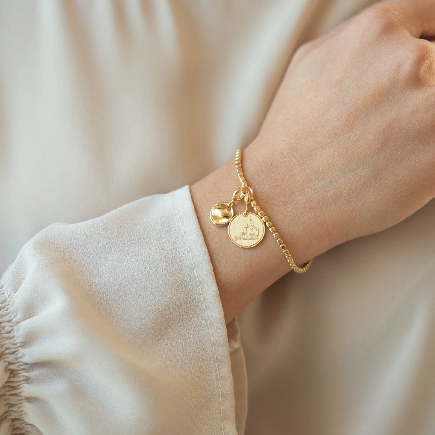 Charm San Luca Placcato Oro