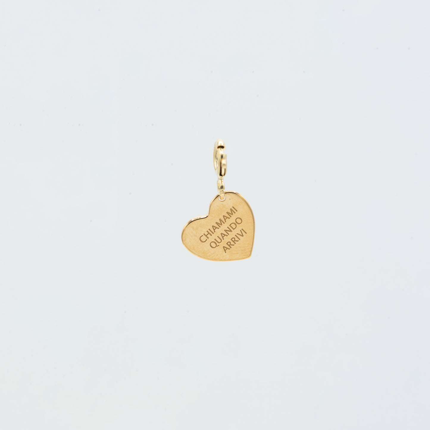 Charm Chiamami Quando Arrivi Placcato Oro