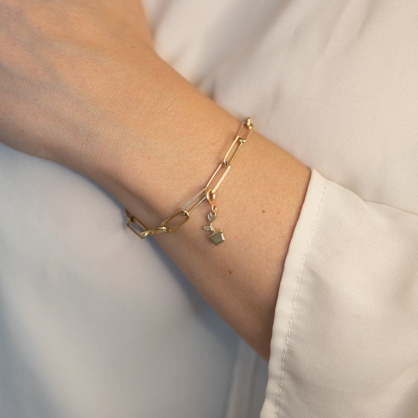 Charm Rinasci Placcato Oro