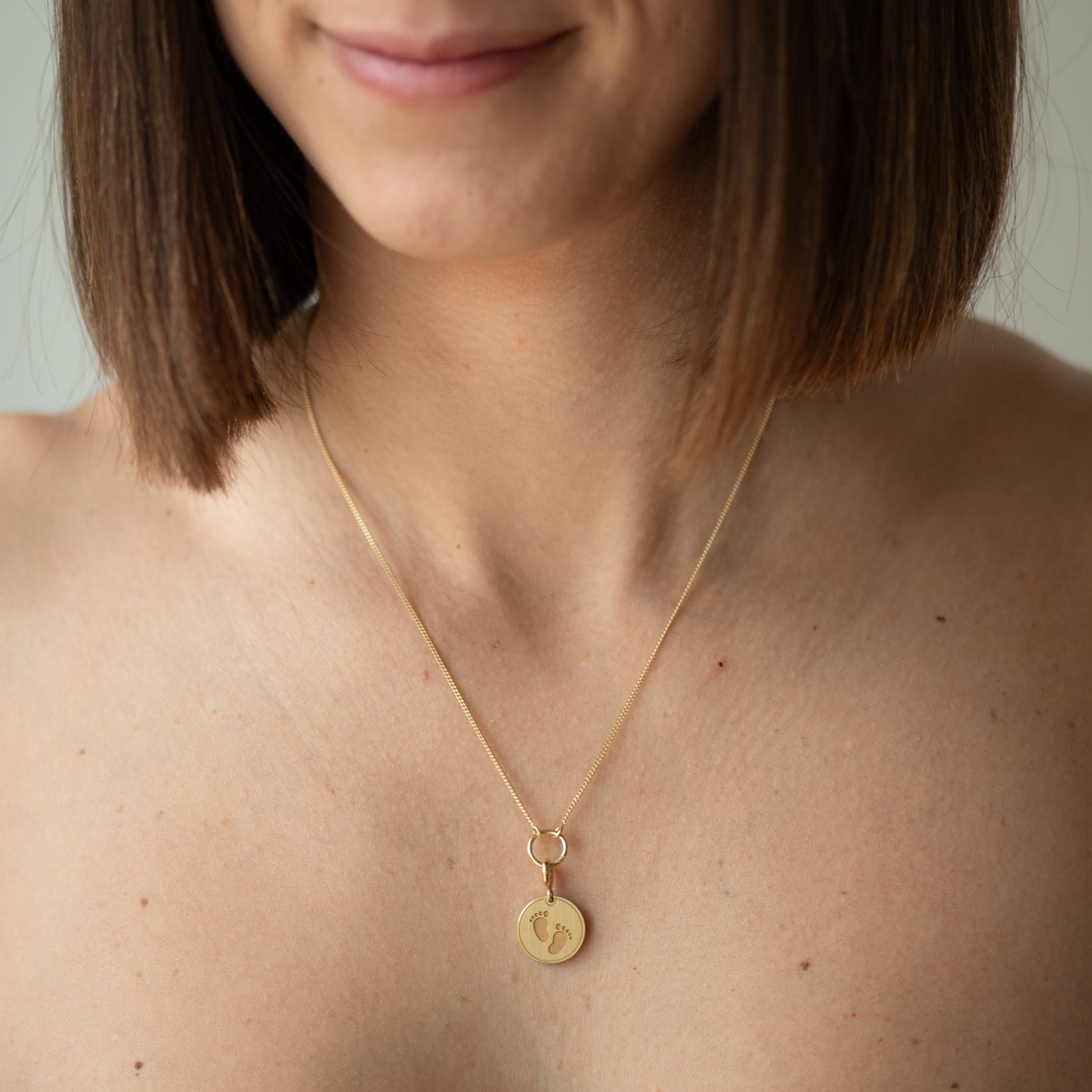 Charm Piedini Placcato Oro