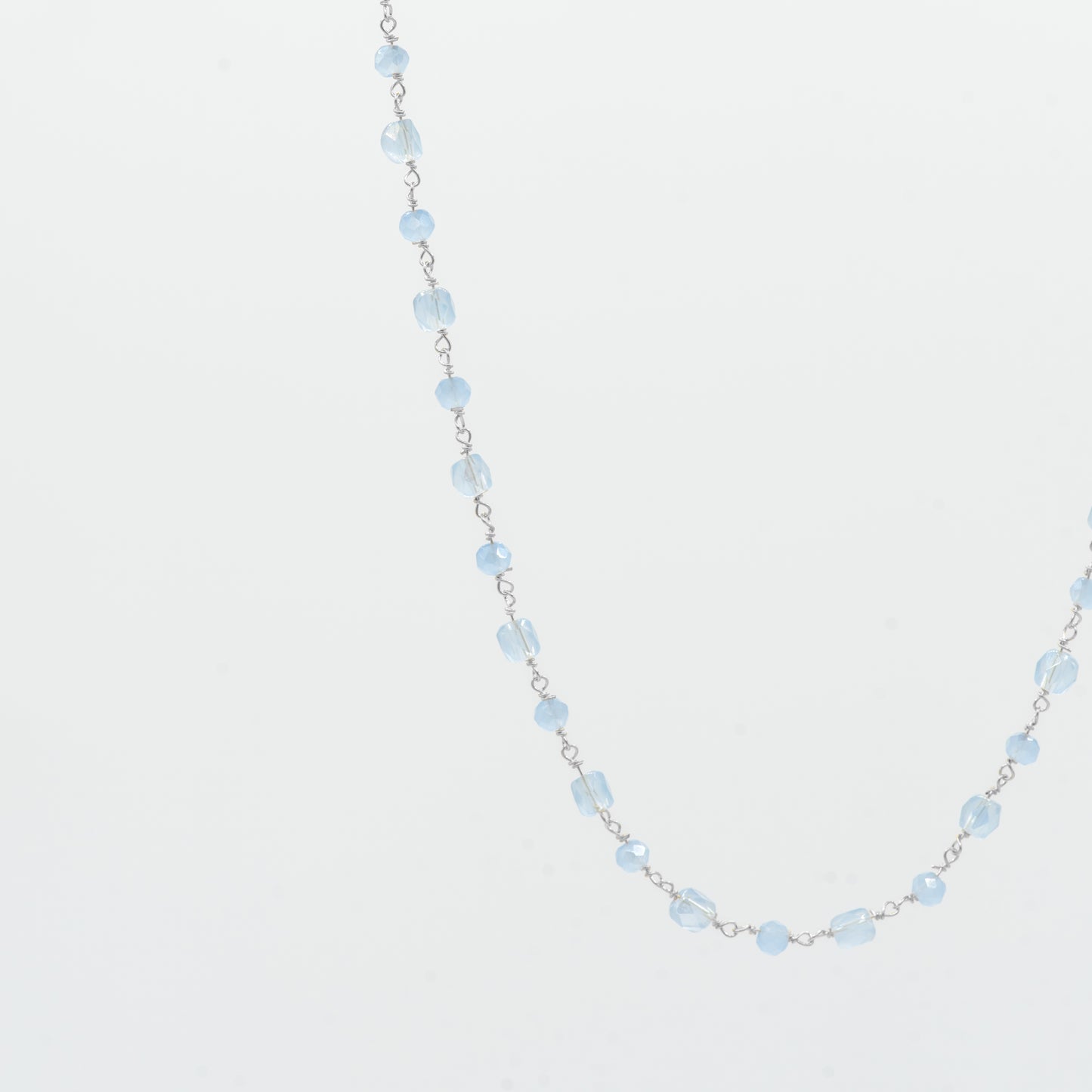 Collana Blu Oceano Argento
