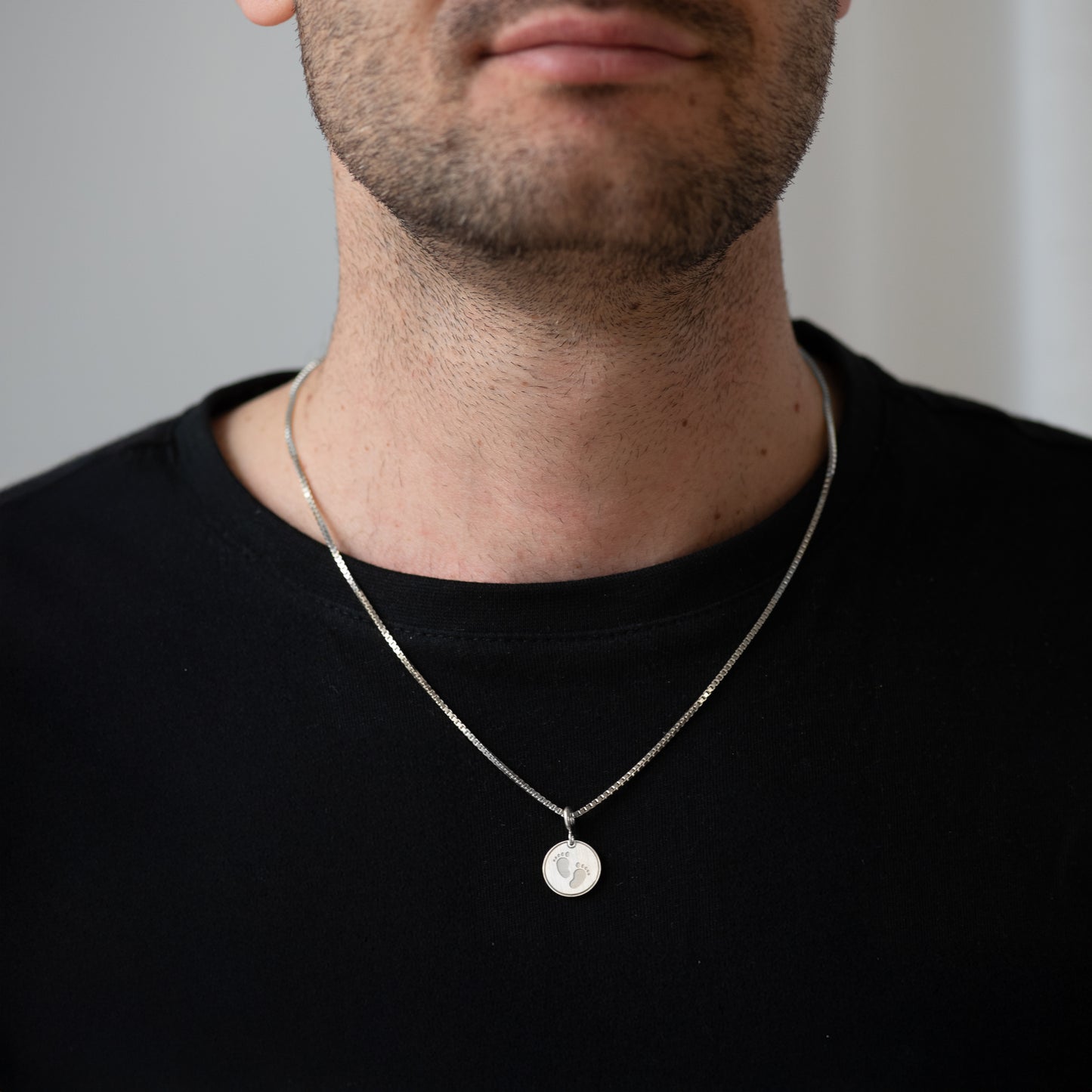 Collana Luce Uomo Argento