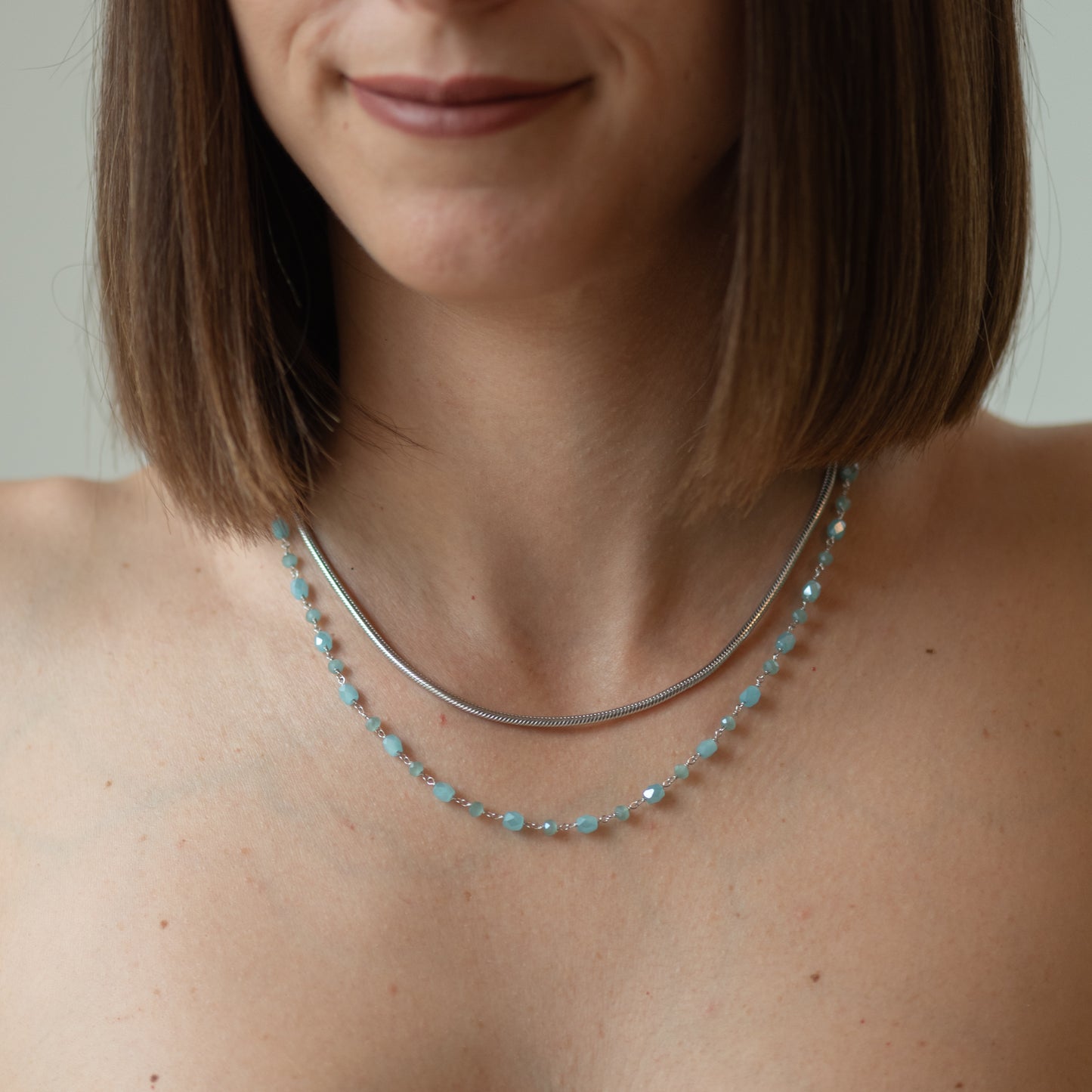 Collana Azzurro Mare Argento