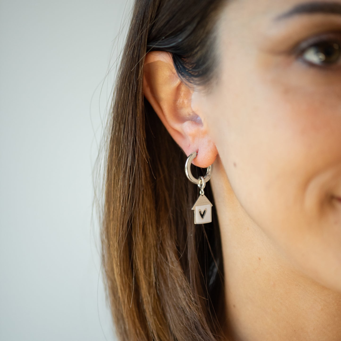 Orecchino a Cerchio Argento