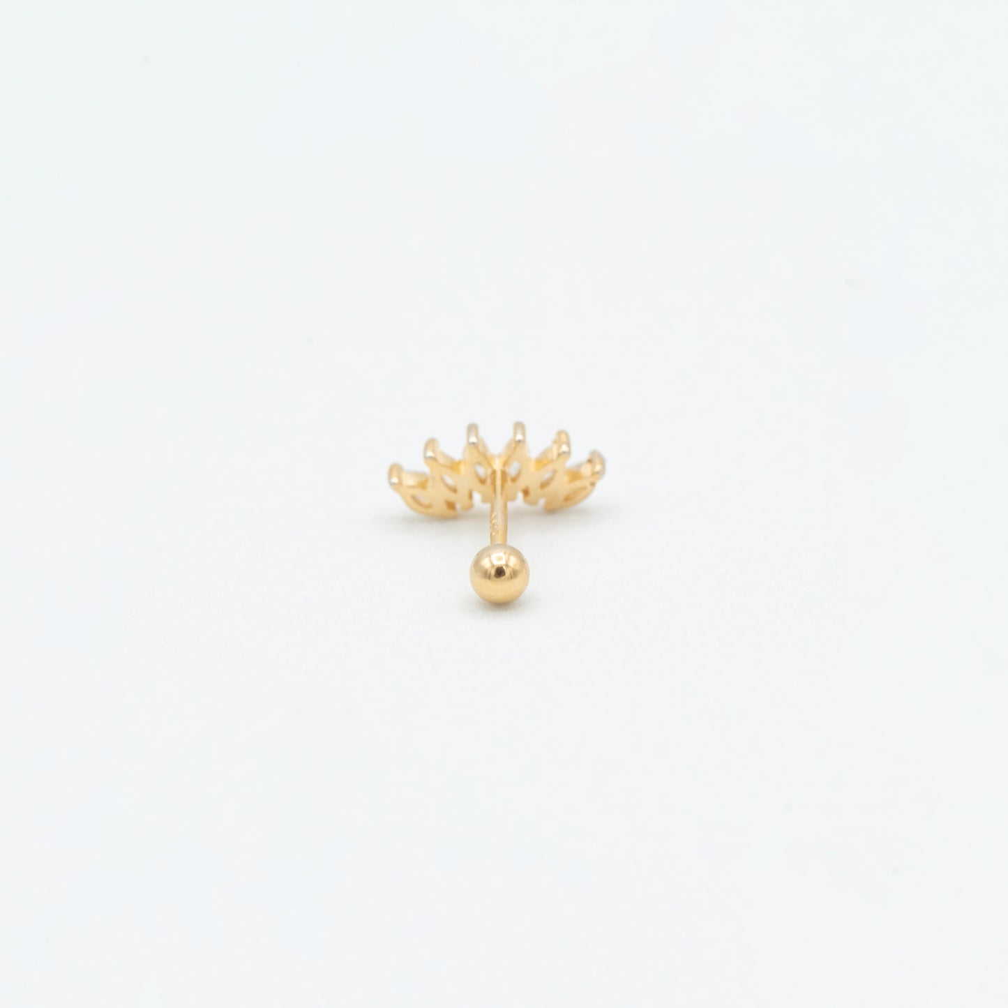 Orecchino Helix Petalo Placcato Oro