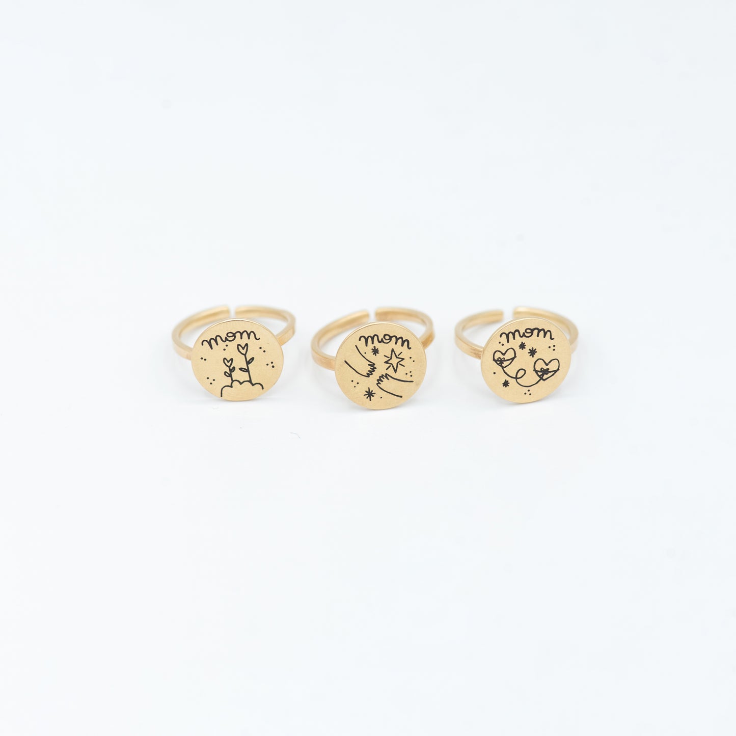 Anello Mamma Tulipano Placcato Oro