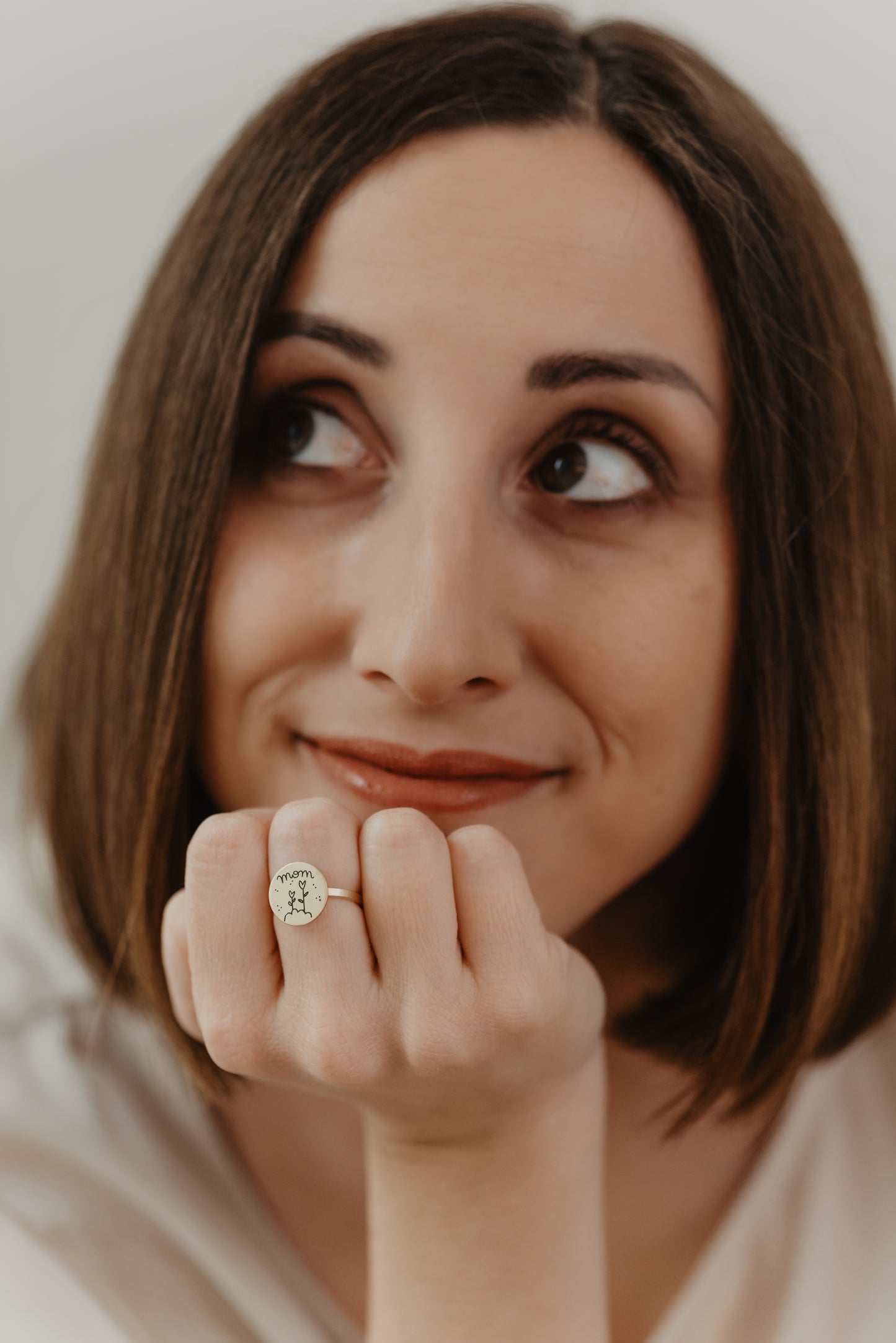 Anello Mamma Tulipano Placcato Oro