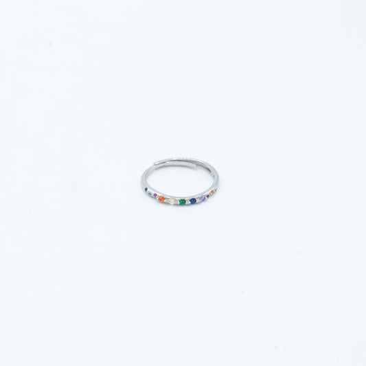 Anello Fluo Argento