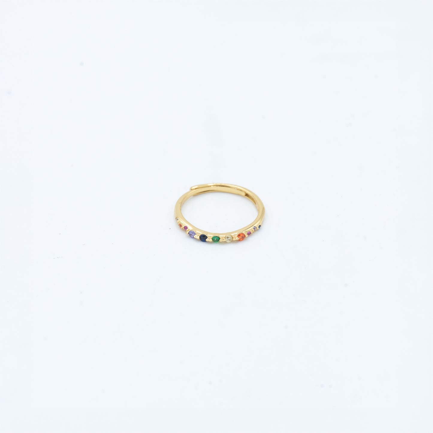 Anello Fluo Placcato Oro