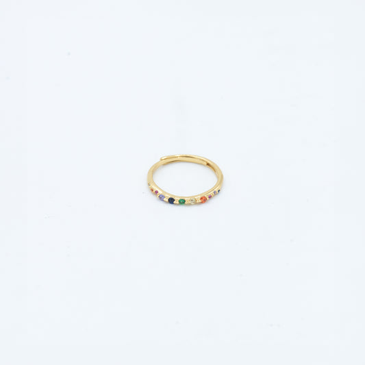 Anello Fluo Placcato Oro