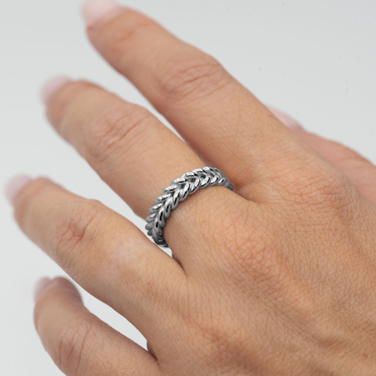 1 Pezzo Anello Regolabile In Argento Sterling S925 Con Forma - Foto 2