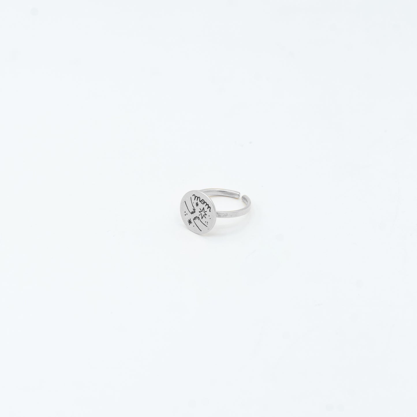 Anello Mamma in Cielo Argento