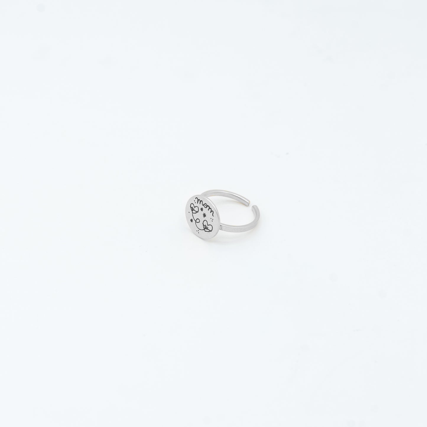 Anello Mamma Cuore a Cuore Argento