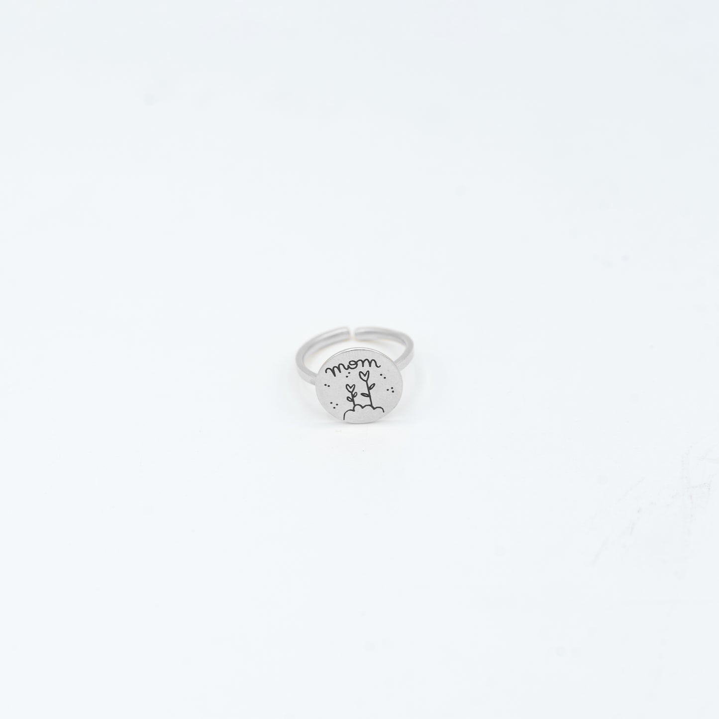 Anello Mamma Tulipano Argento