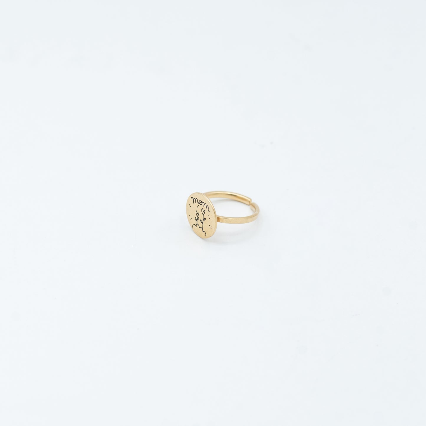 Anello Mamma Tulipano Placcato Oro