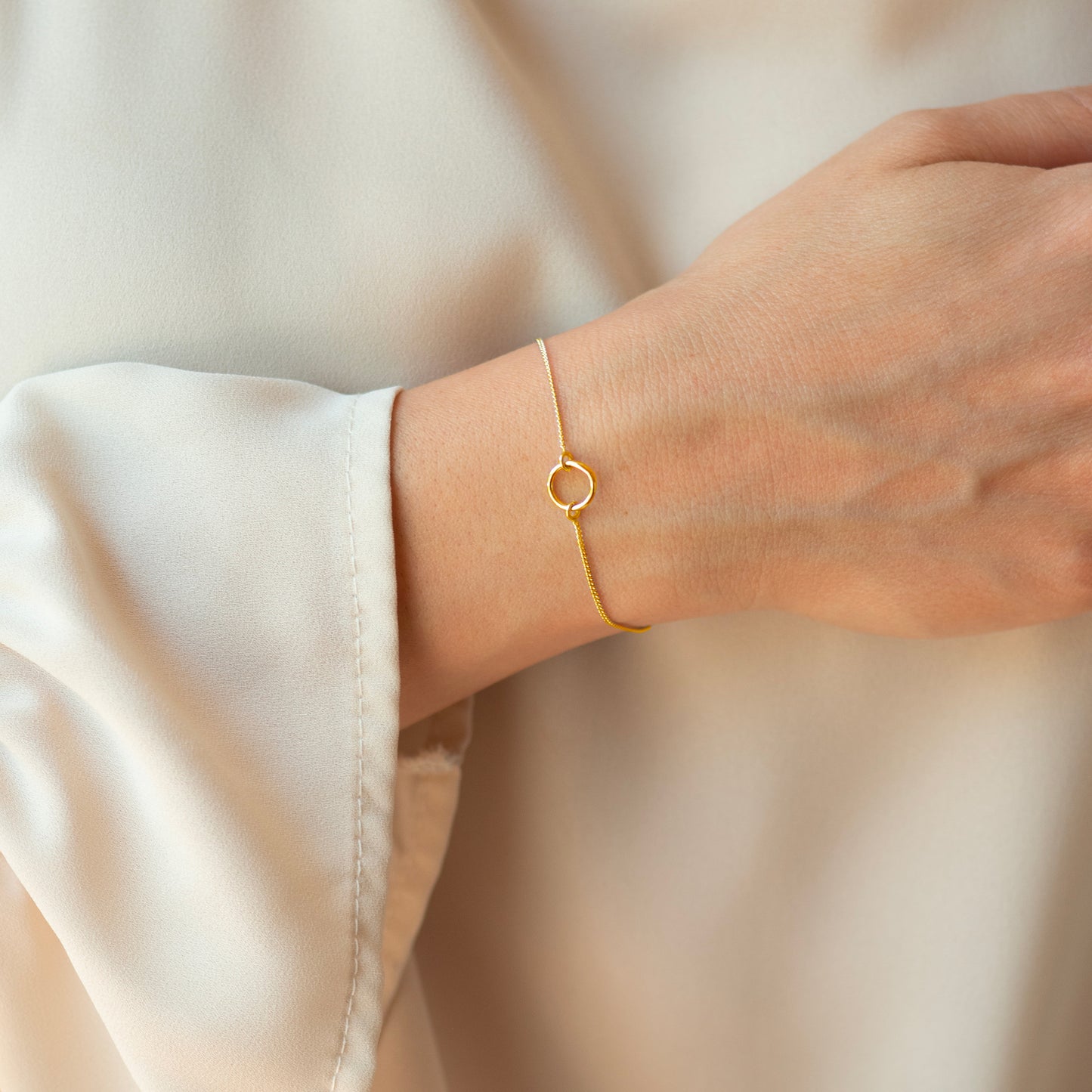 Bracciale a Cerchio Placcato Oro