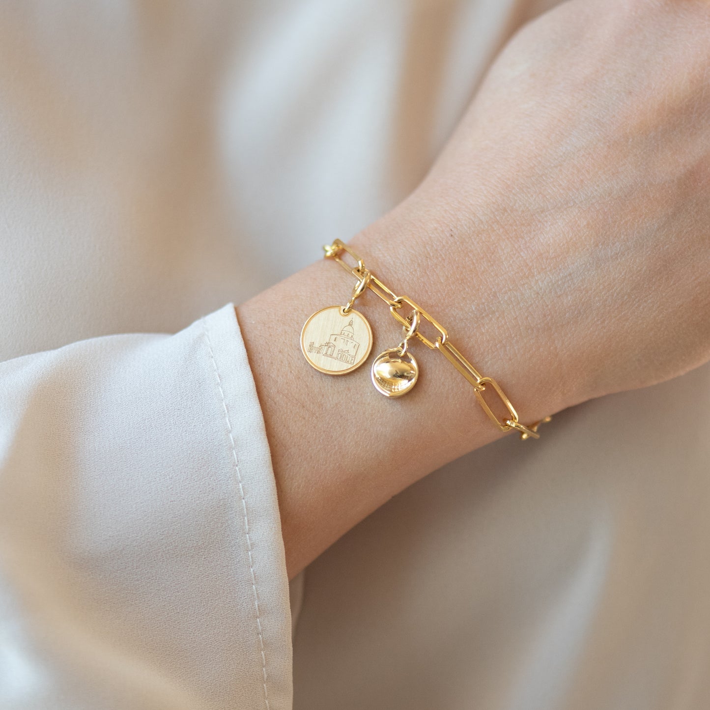Bracciale Catena Placcato Oro