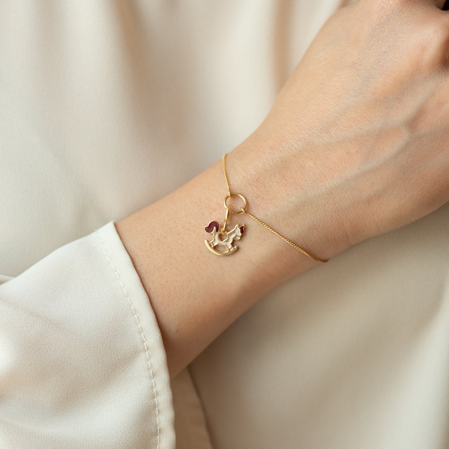 Bracciale a Cerchio Placcato Oro