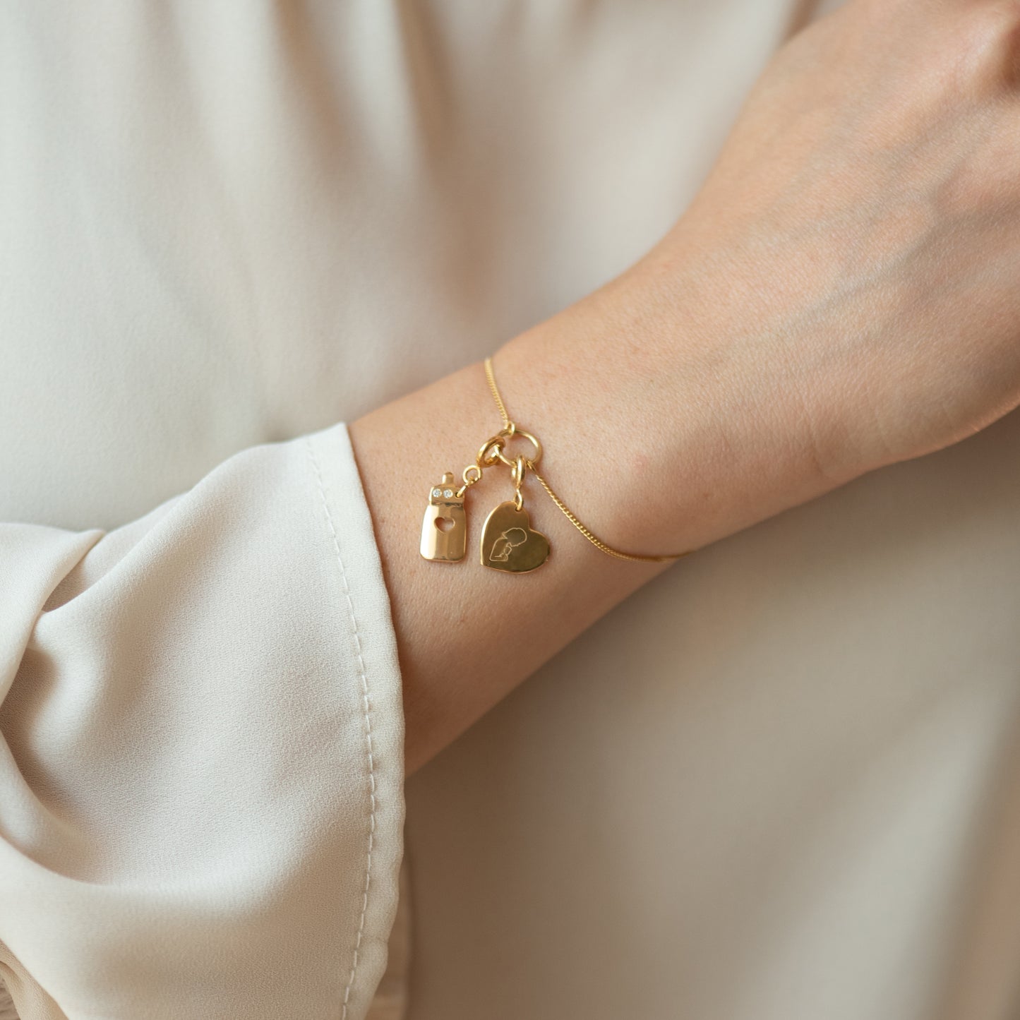 Bracciale a Cerchio Placcato Oro