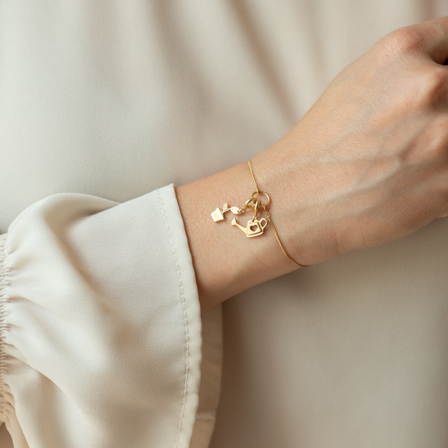 Bracciale a Cerchio Placcato Oro