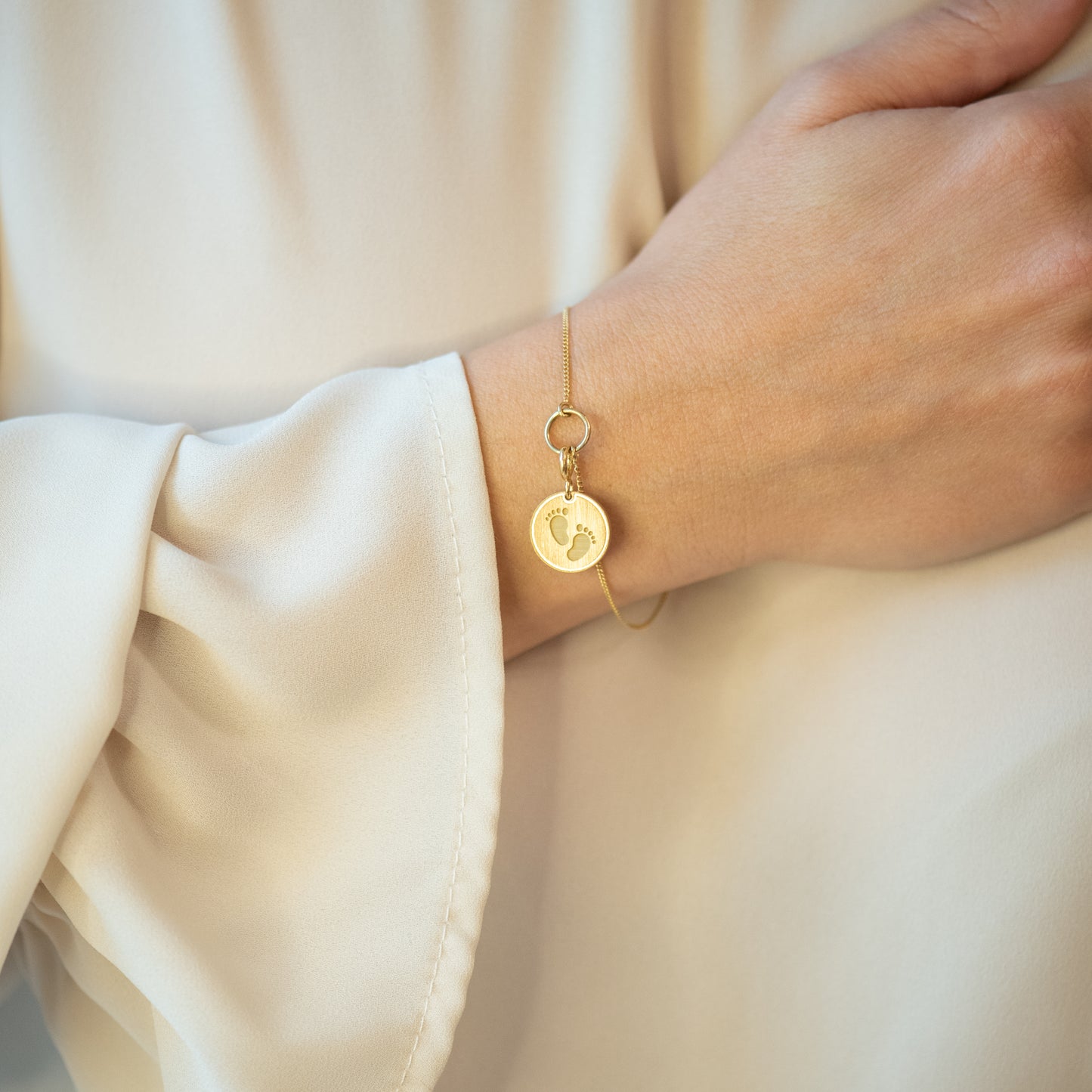 Charm Piedini Placcato Oro