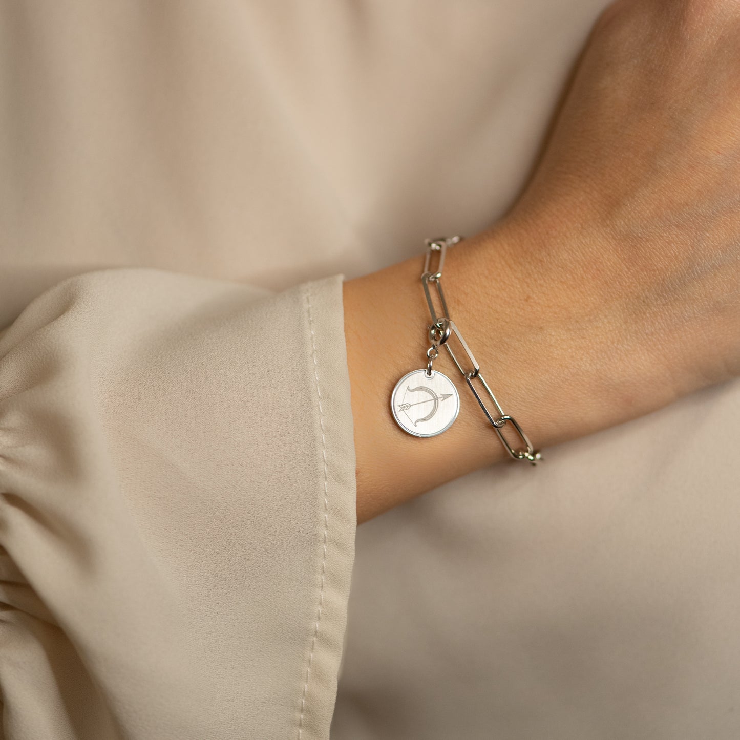 Charm Sagittario Argento