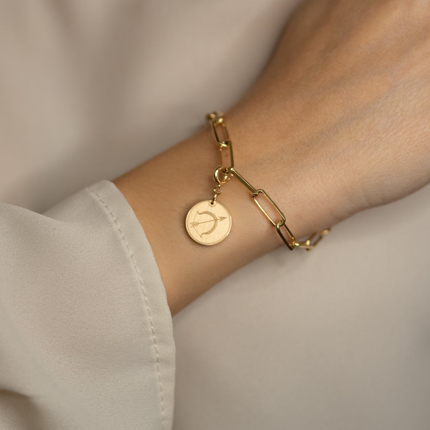 Charm Sagittario Placcato Oro