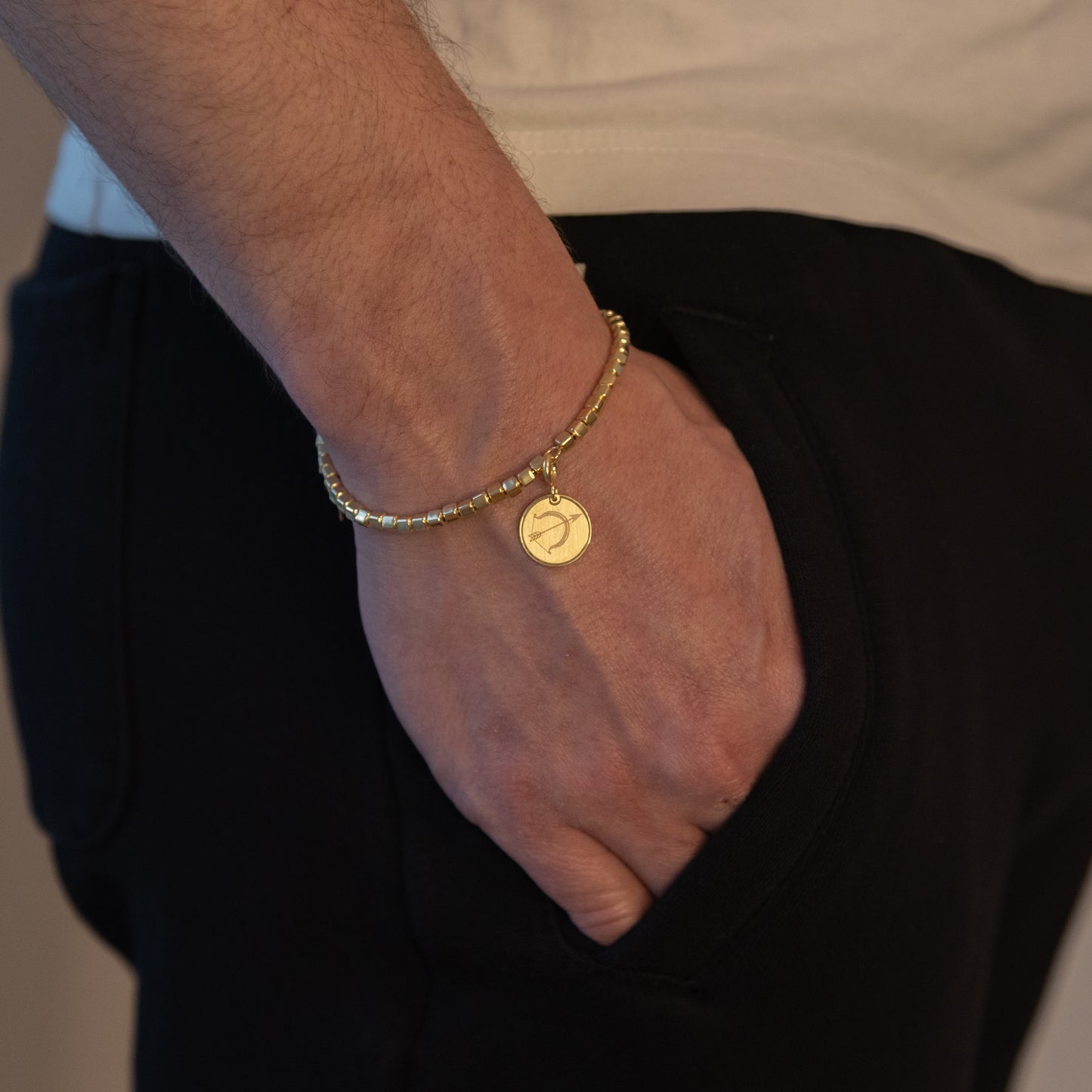 Charm Sagittario Placcato Oro