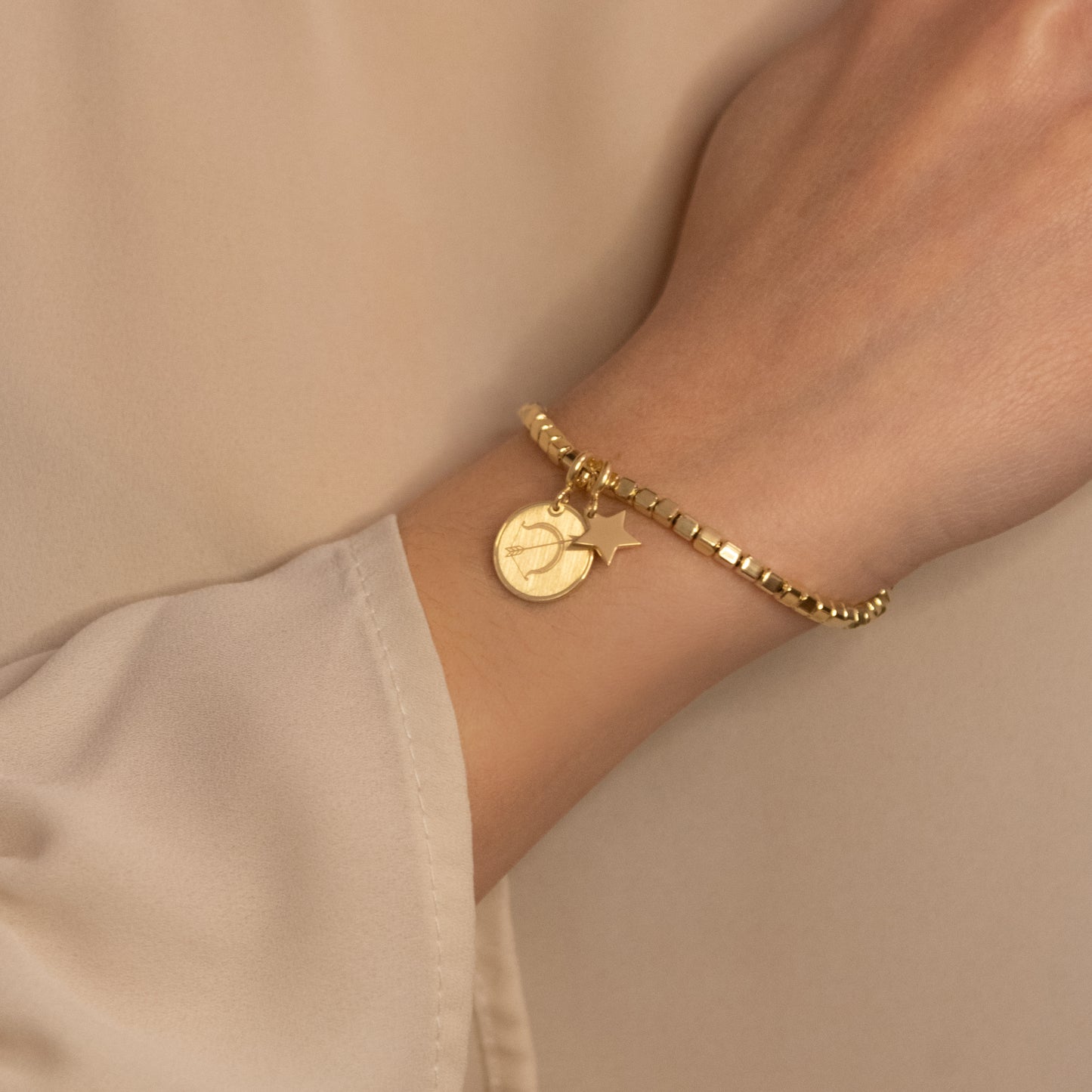 Charm Sagittario Placcato Oro