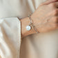 Bracciale a catena con ciondolo San Luca argento