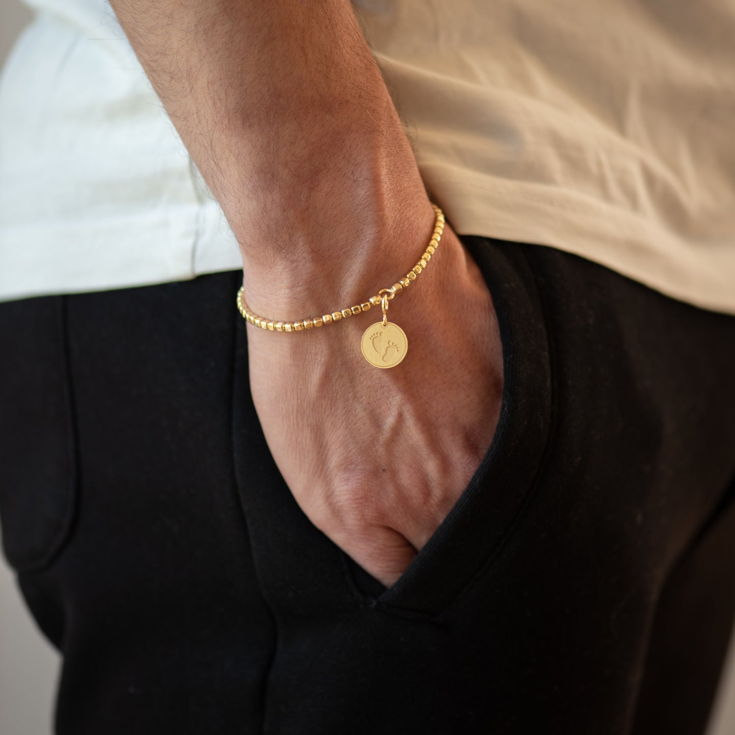 Charm Piedini Placcato Oro
