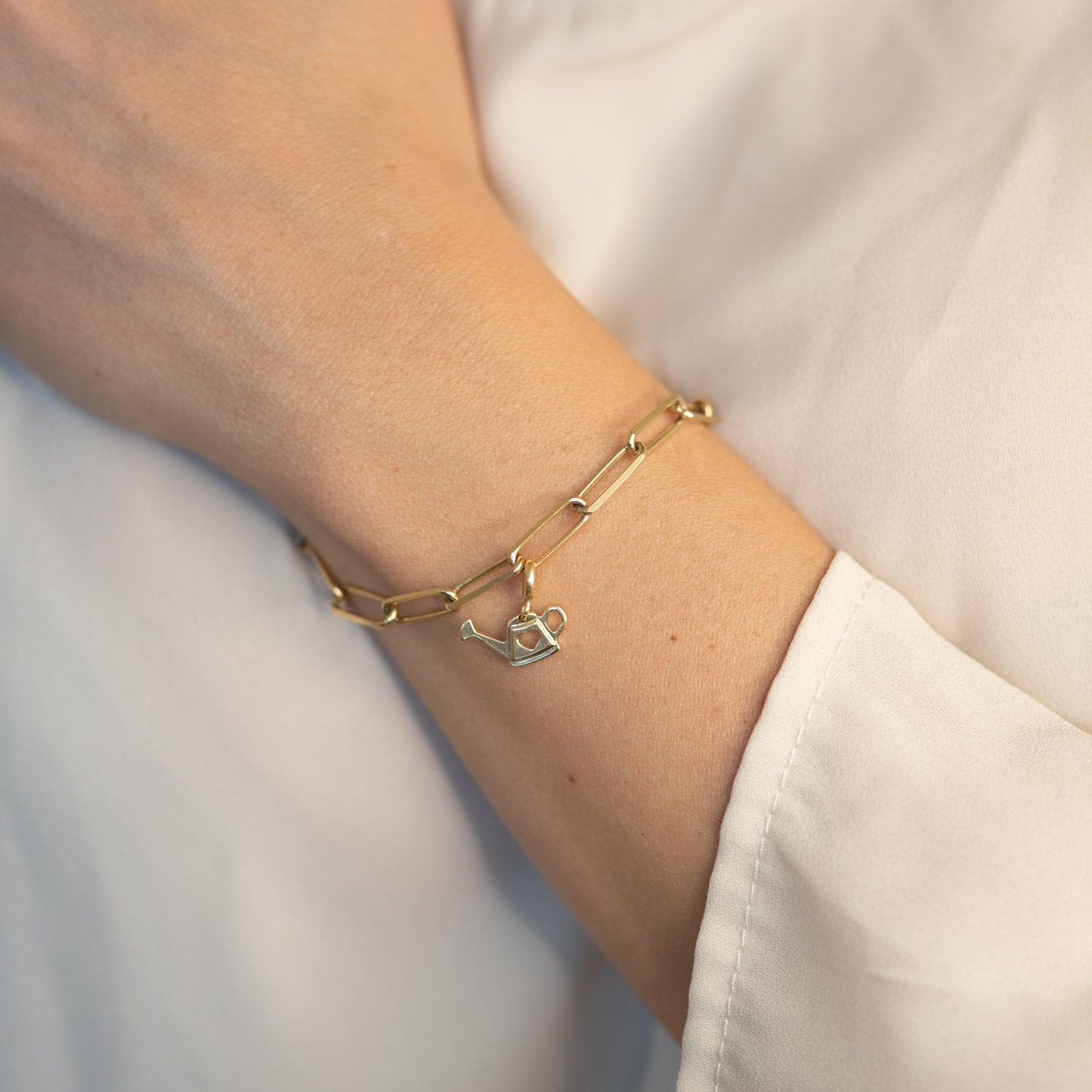 Charm Annaffiati Placcato Oro