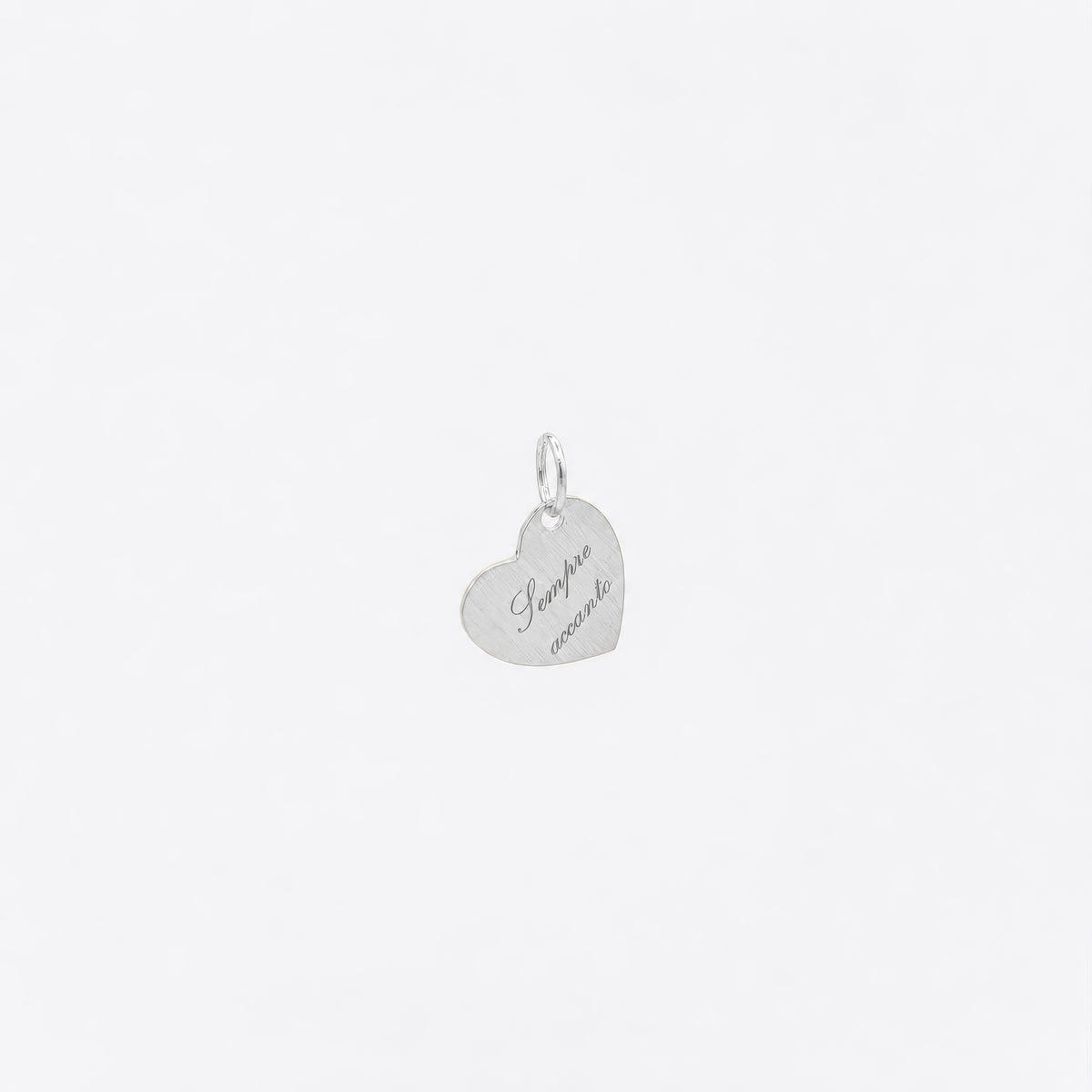 Charm Cuore Personalizzabile Argento