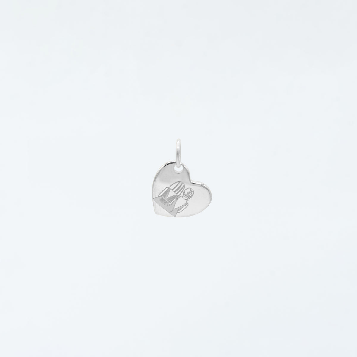 Charm Cuore Personalizzabile Argento