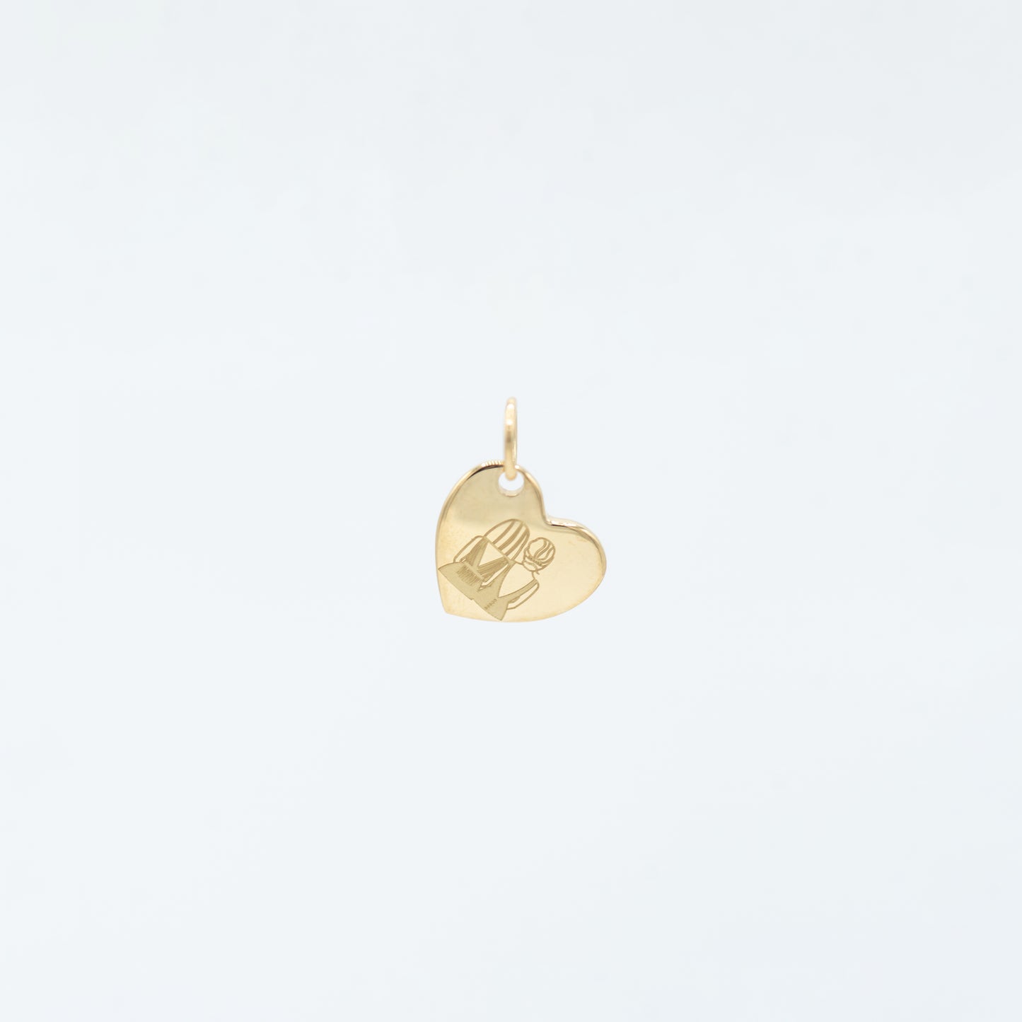 Charm Cuore Placcato Oro