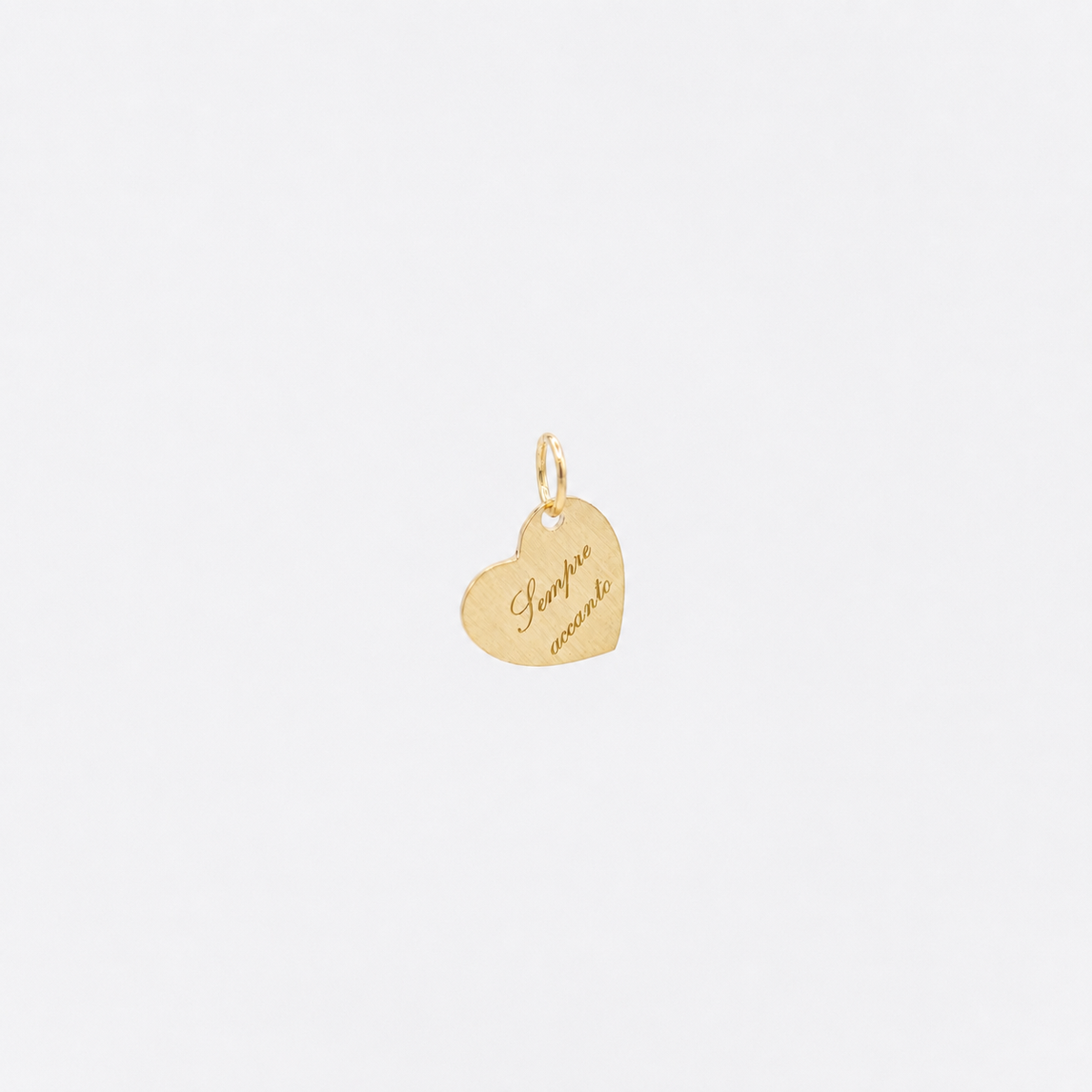 Charm Cuore Personalizzabile Placcato Oro