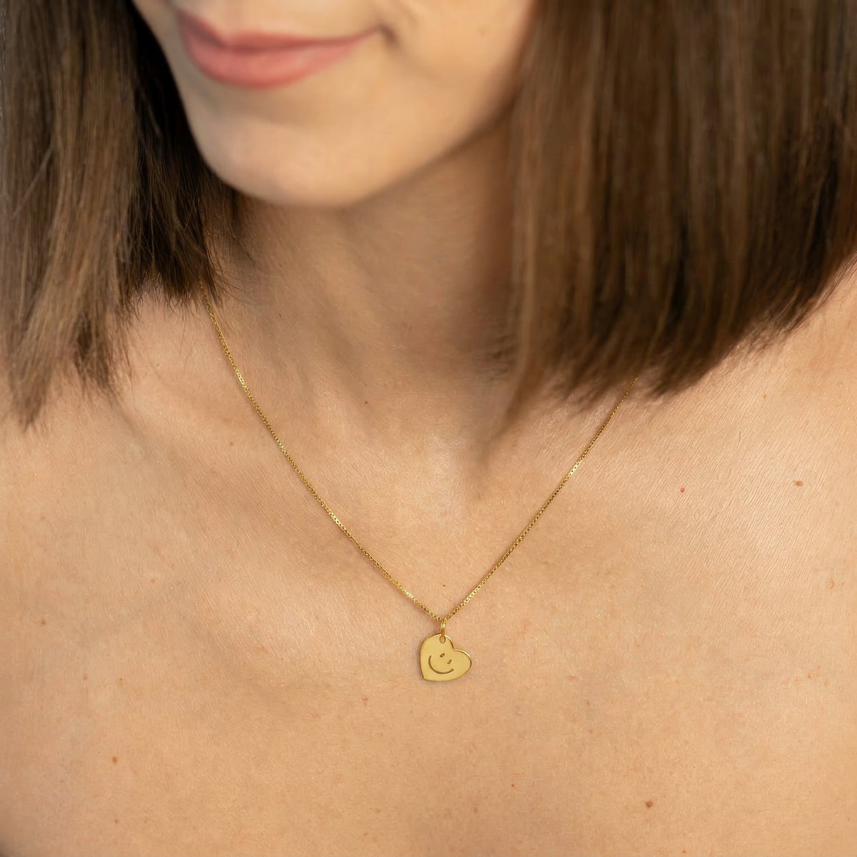 Charm Cuore Personalizzabile Placcato Oro