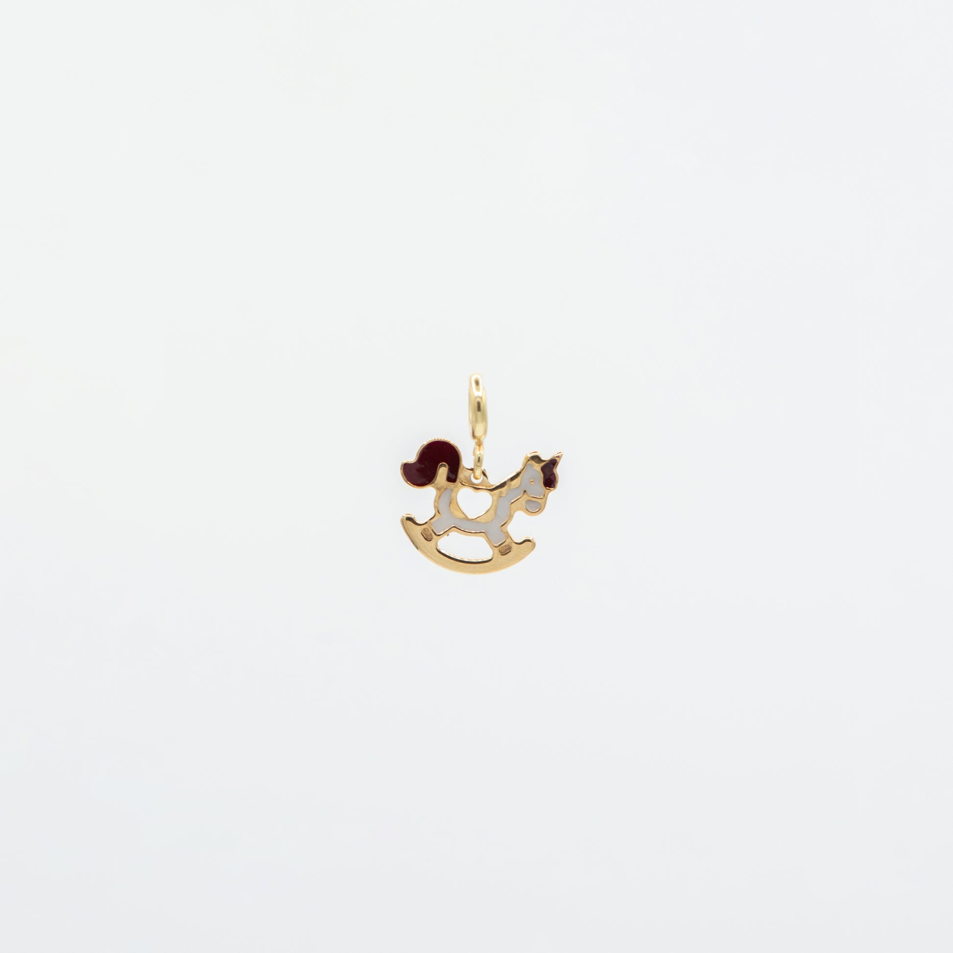 Charm unicorno a dondolo oro