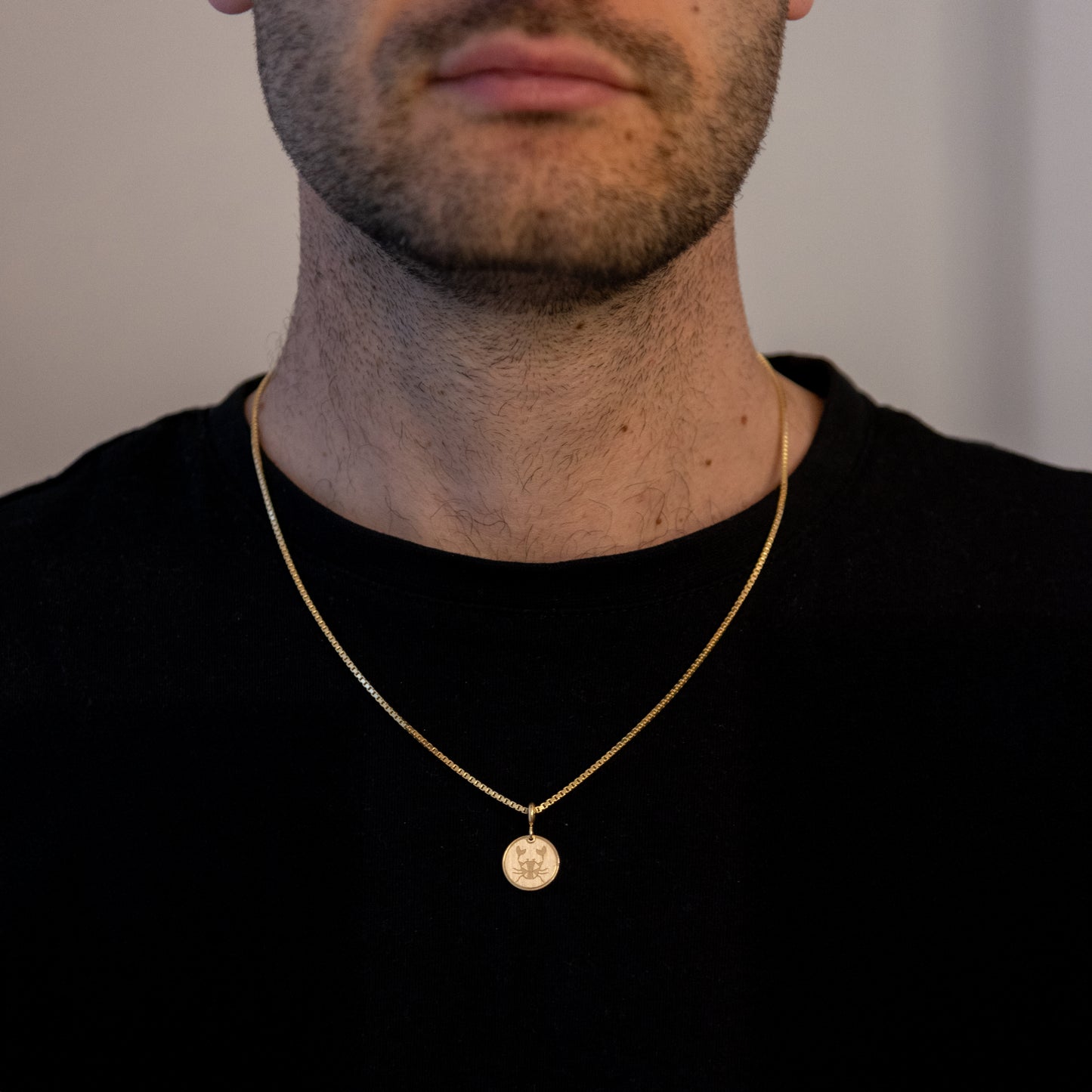 Charm Cancro Placcato Oro