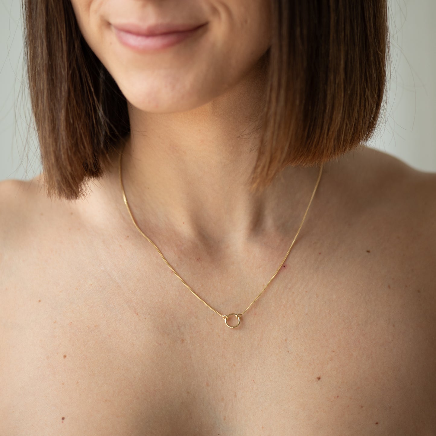 Collana Cerchio Placcata Oro