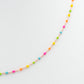 Collana Fluo Smaltata e Placcata Oro Rosa