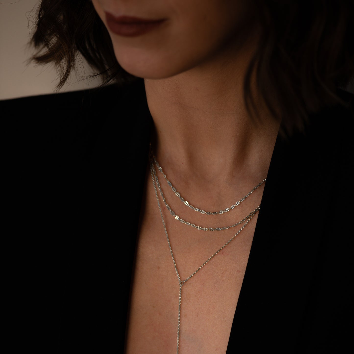 Collana Goccia di Luce Argento