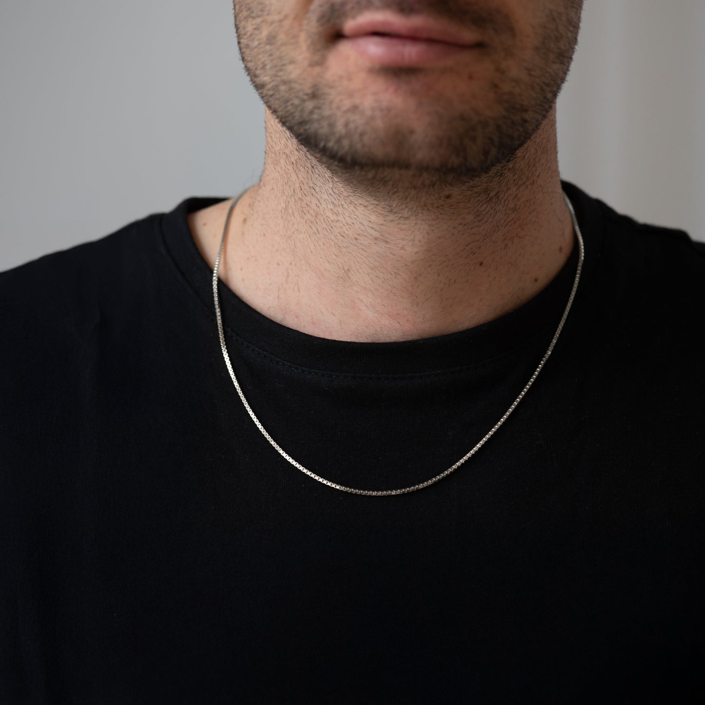 Collana Luce Uomo Argento