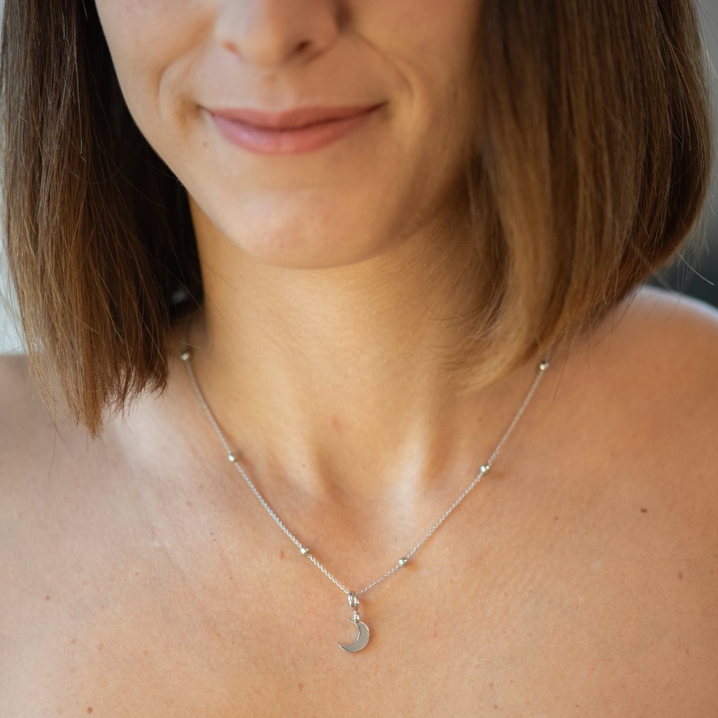 Charm Luna Storta Argento