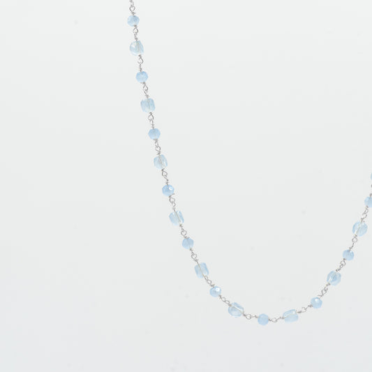 Collana Blu Oceano Argento