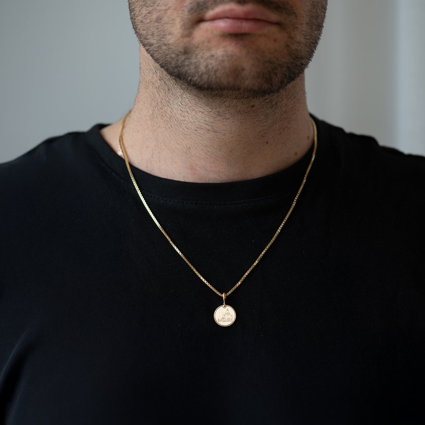 Collana Luce Uomo Placcata Oro