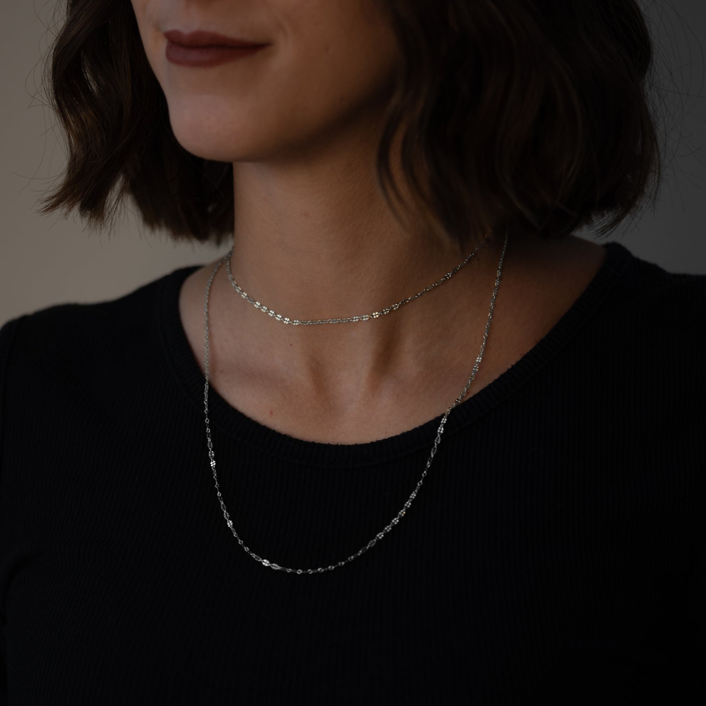 Collana Squamette Luminose Argento