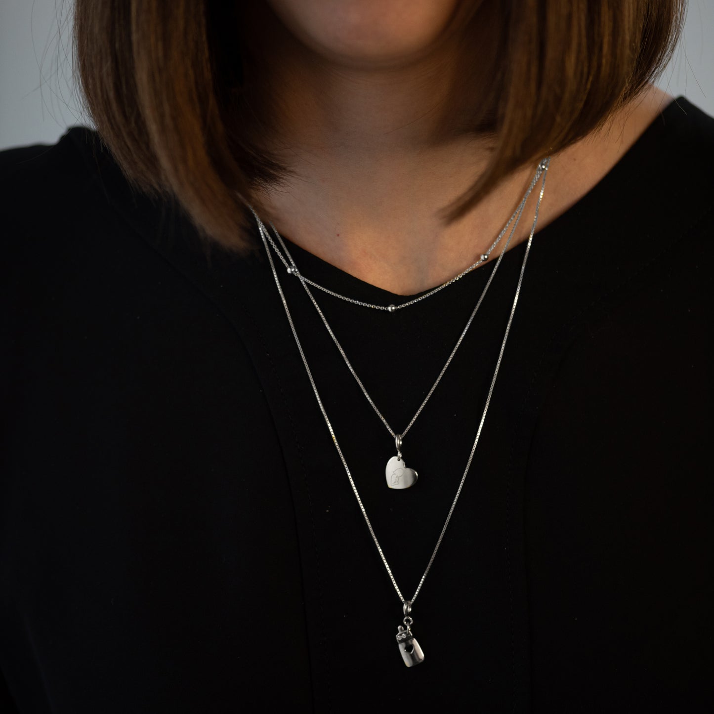 Charm Biberon Argento