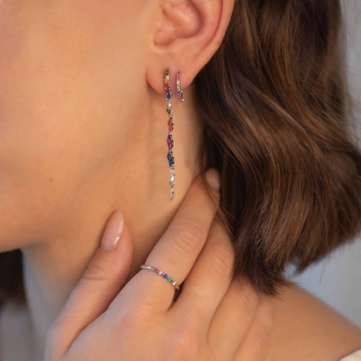 Anello Fluo Argento
